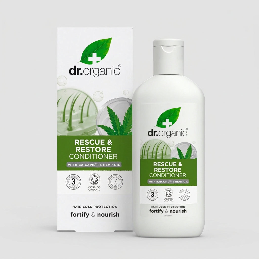 Dr. Organic Acondicionador de Cáñamo para Cabello Fino 265ml - DR. ORGANIC - cosmética natural