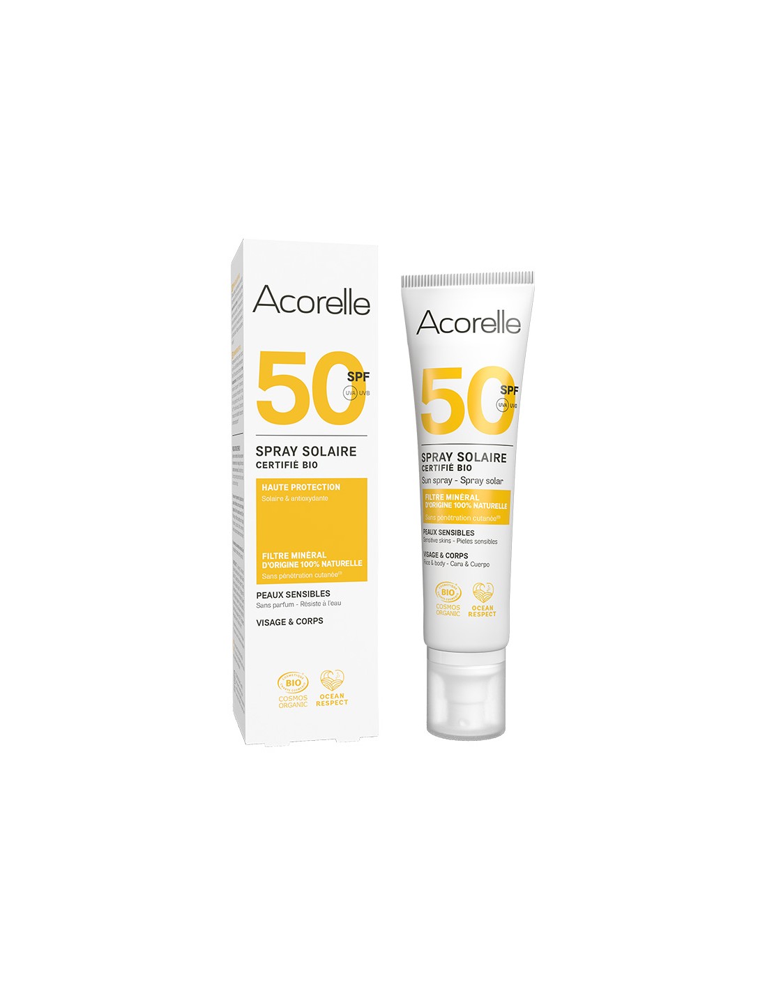 Acorelle Spray Solar SPF50 100ml