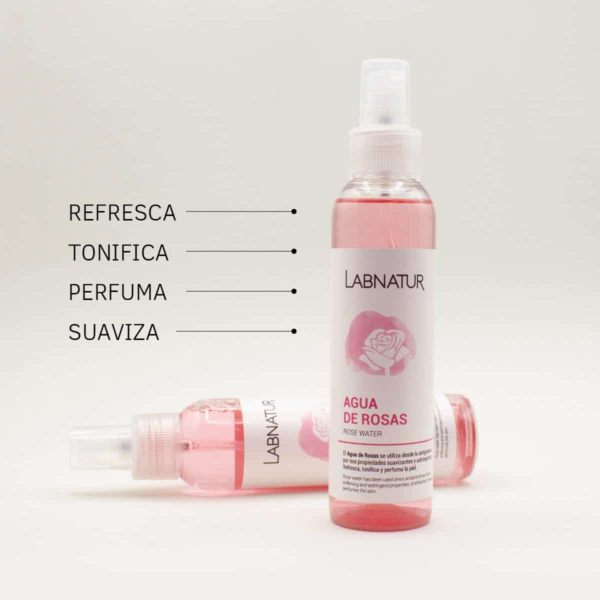 Labnatur Agua de Rosas Bruma Facial 125ml - LABNATUR BIO - cosmética