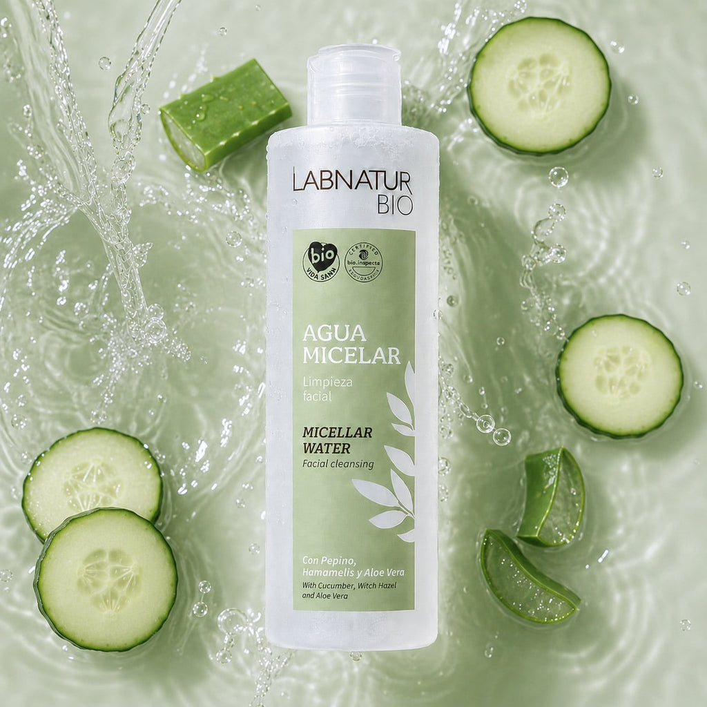 Labnatur Bio Agua Micelar con Pepino y Hamamelis 300ml - LABNATUR BIO - cosmética