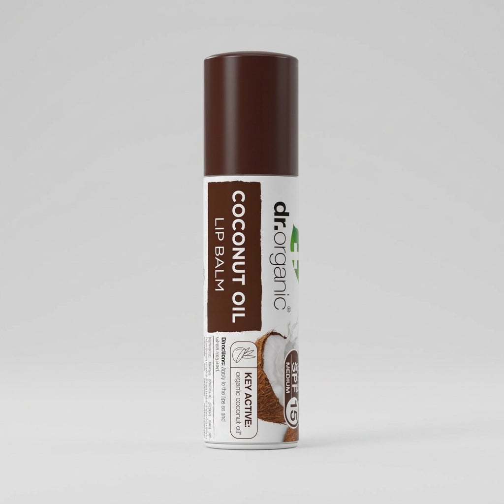 Dr. Organic Bálsamo Labial de Aceite de Coco SPF 15 5,7ml - DR. ORGANIC - cosmética natural