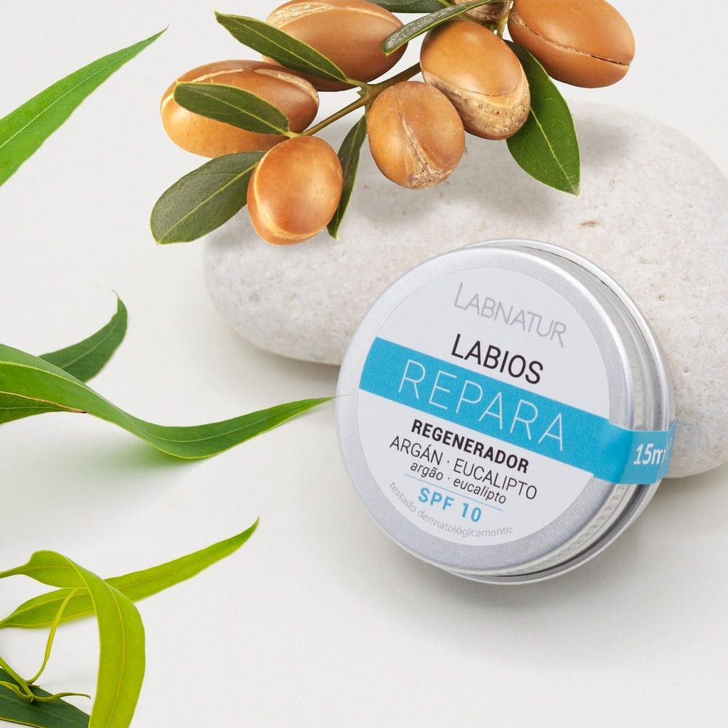 Labnatur Bálsamo Labial de Argán y Eucalipto para Labios Secos 15ml - LABNATUR BIO - cosmética