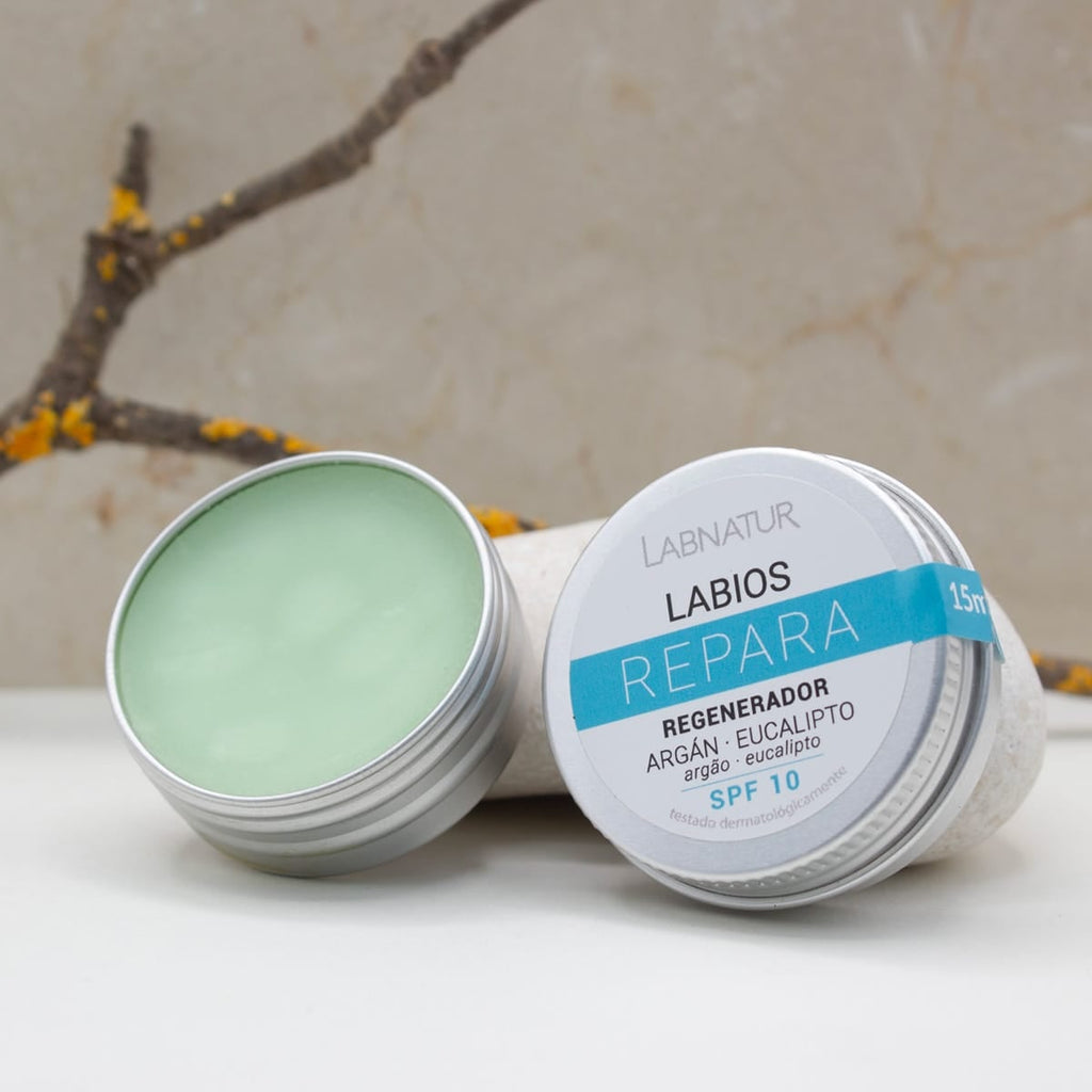 Labnatur Bálsamo Labial de Argán y Eucalipto para Labios Secos 15ml - LABNATUR BIO - cosmética