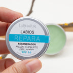 Labnatur Bálsamo Labial de Argán y Eucalipto para Labios Secos 15ml - LABNATUR BIO - cosmética