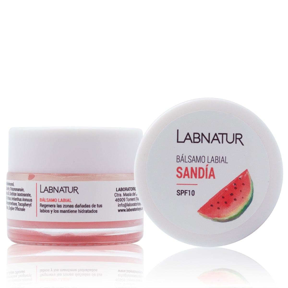 Labnatur Bálsamo Labial de Sandía SPF10 15ml - LABNATUR BIO - cosmética
