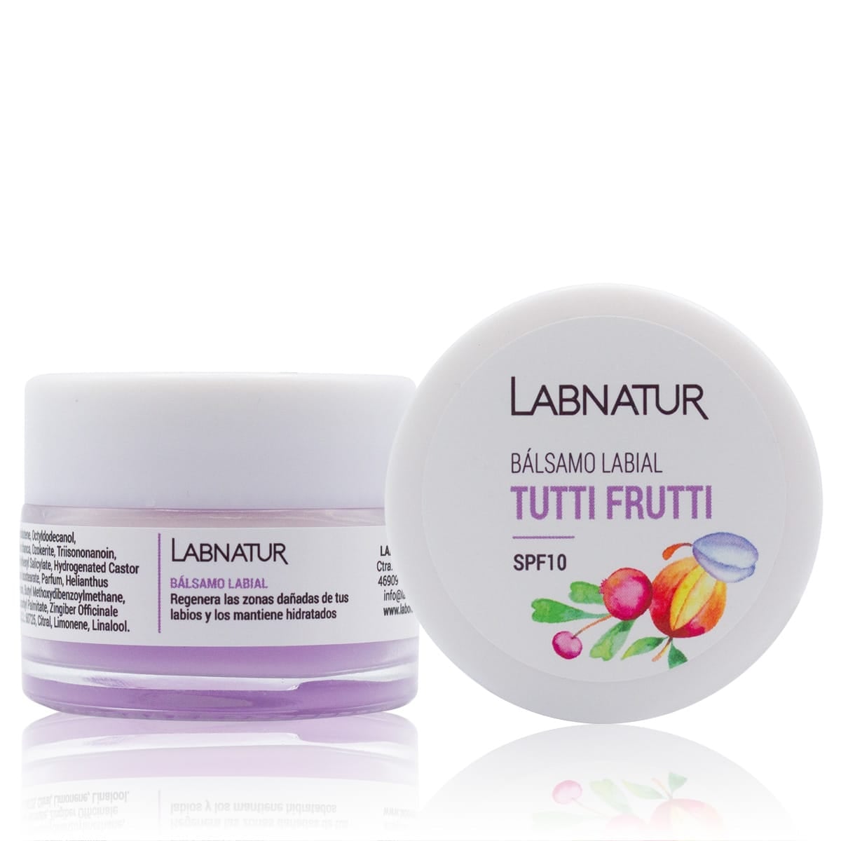 Labnatur Bálsamo Labial Tutti Frutti SPF10 15ml - LABNATUR BIO - cosmética