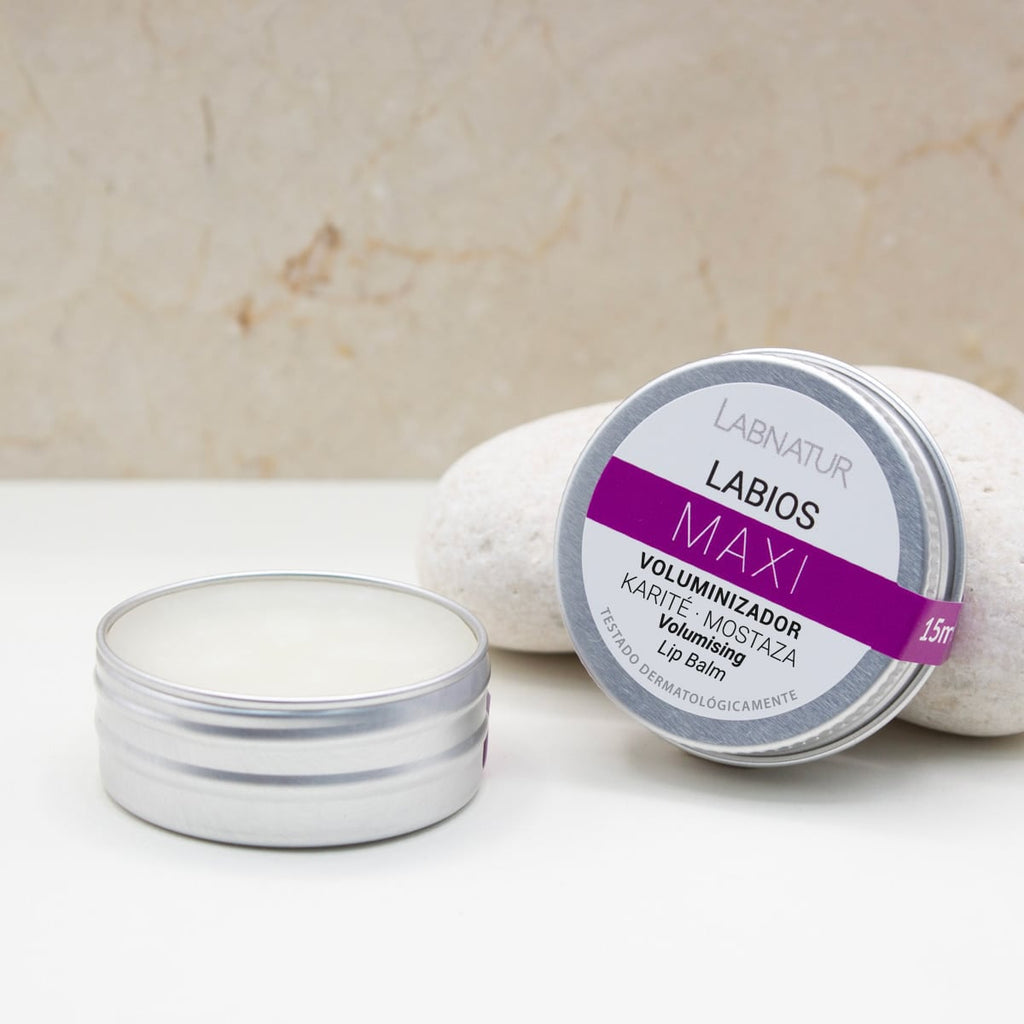 Labnatur Bálsamo Labial Maxi Efecto Volumen Karité y Mostaza 15ml - LABNATUR BIO - cosmética