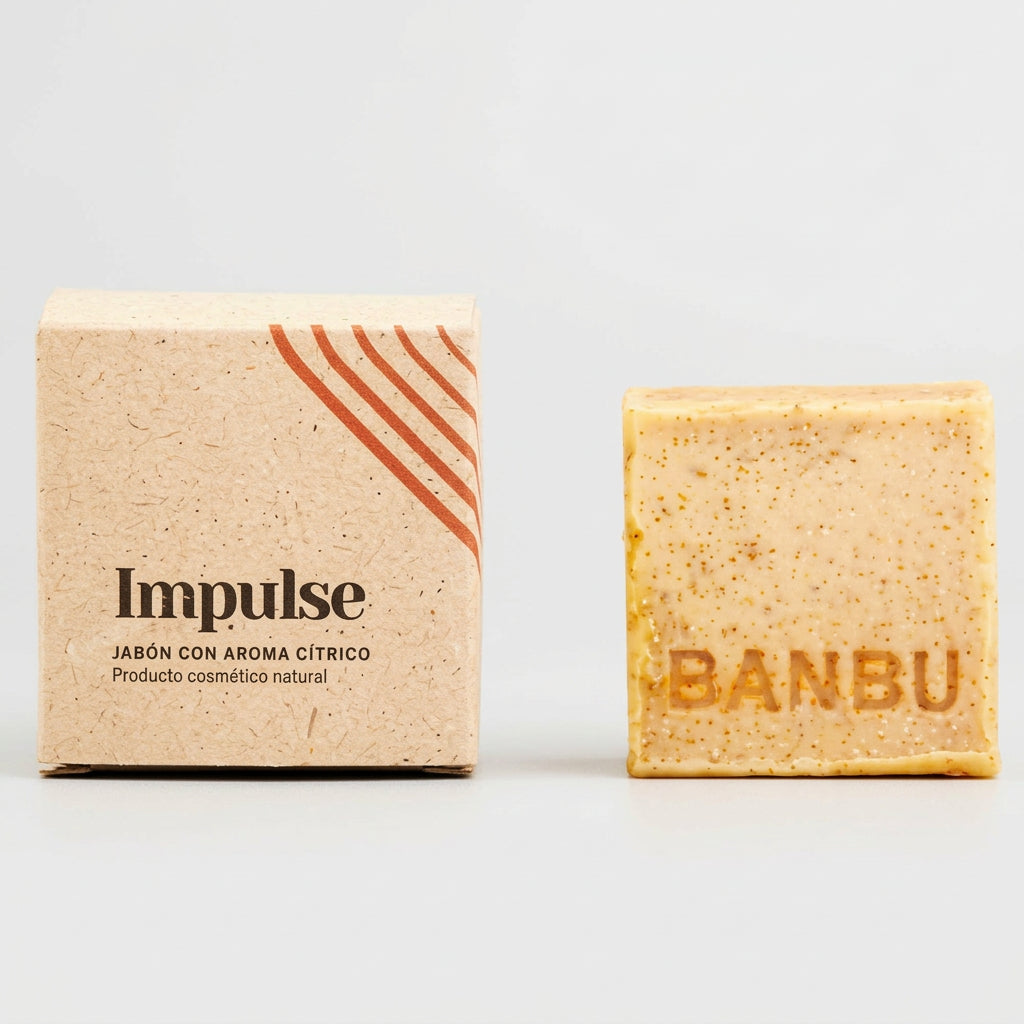Banbu Jabón de Ducha Sólido Cítrico Impulse 100g - BANBU - cosmética natural