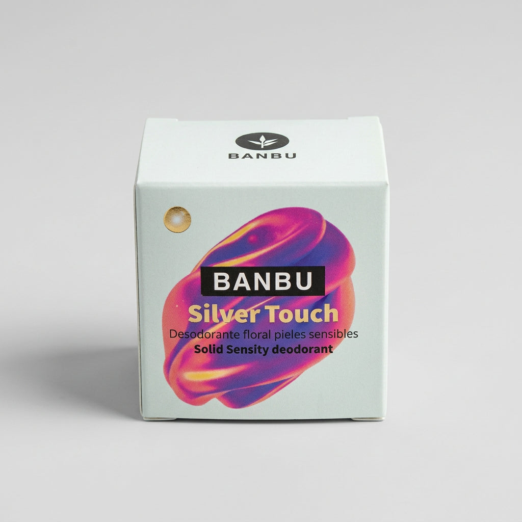 Banbu Desodorante Sólido Piel Sensible Silver Touch 50g - BANBU - cosmética natural