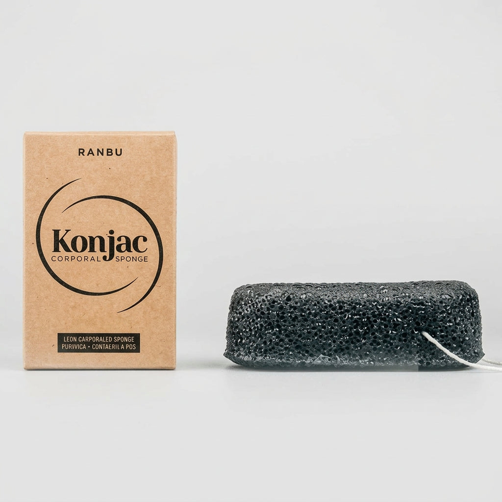 Banbu Esponja Konjac Corporal con Carbón - BANBU - cosmética natural