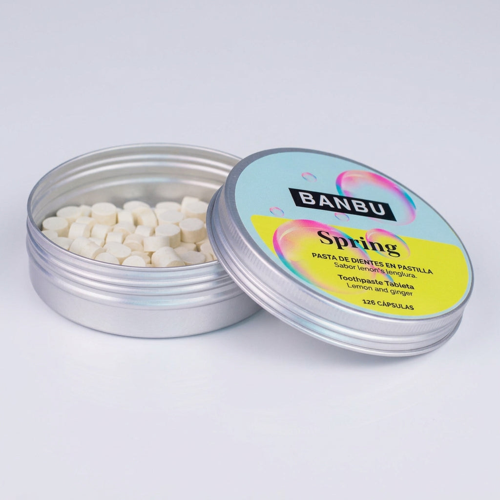 Banbu Pasta de Dientes en Pastillas Spring 120uds - BANBU - cosmética natural