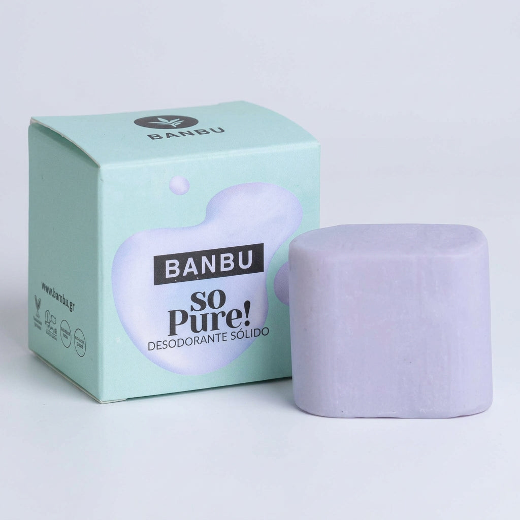 Banbu Desodorante Sólido So Pure 50g - BANBU - cosmética natural