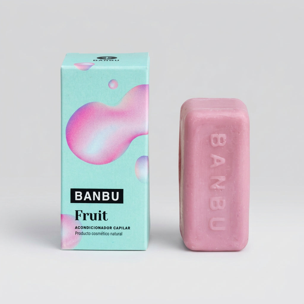 Banbu Acondicionador Sólido Pelo Rizado Fruit 50g - BANBU - cosmética natural