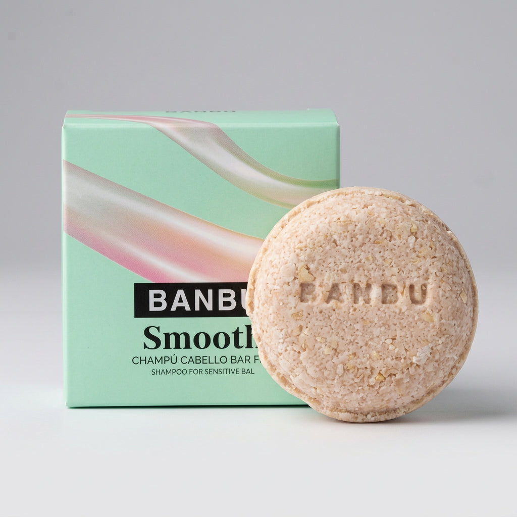 Banbu Champú Sólido Cuero Cabelludo Sensible Smooth 75g - BANBU - cosmética natural