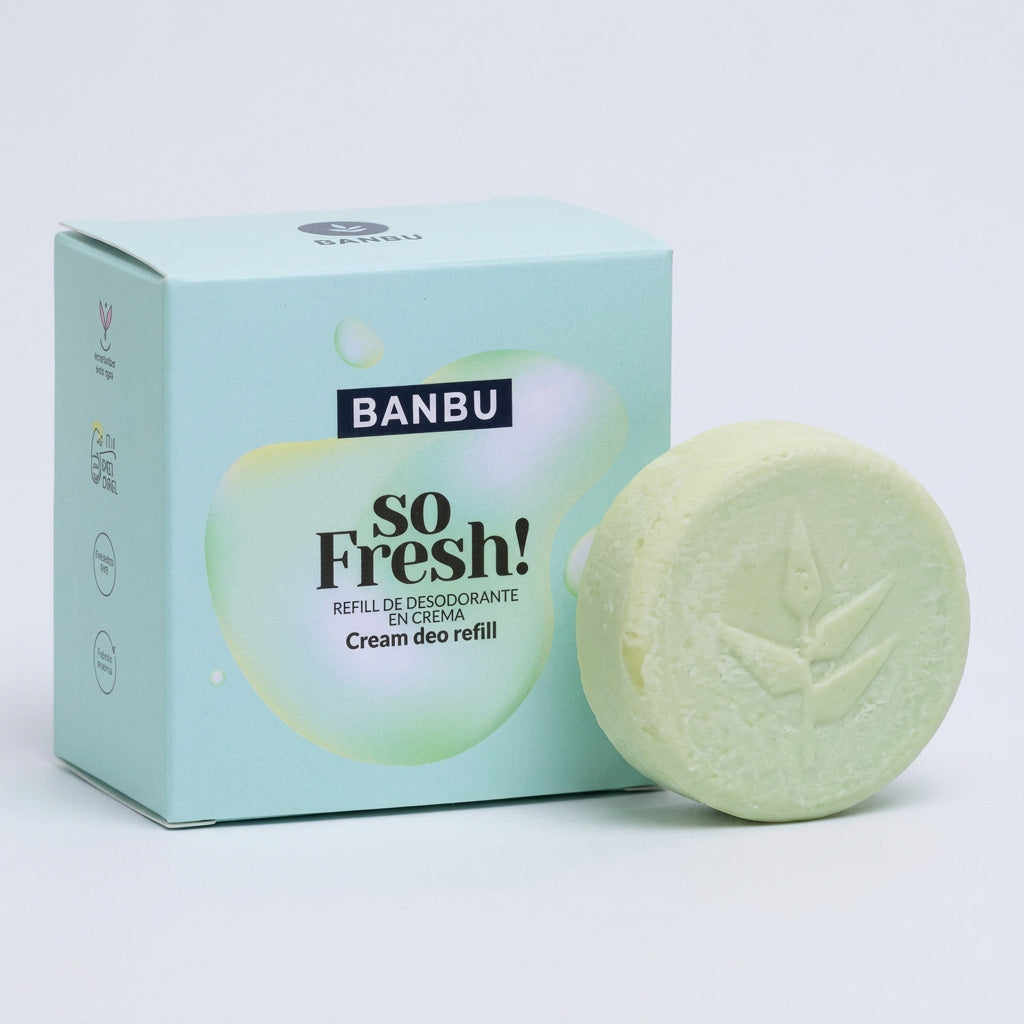 Banbu Recarga Desodorante Crema So Fresh 50ml - BANBU - cosmética natural