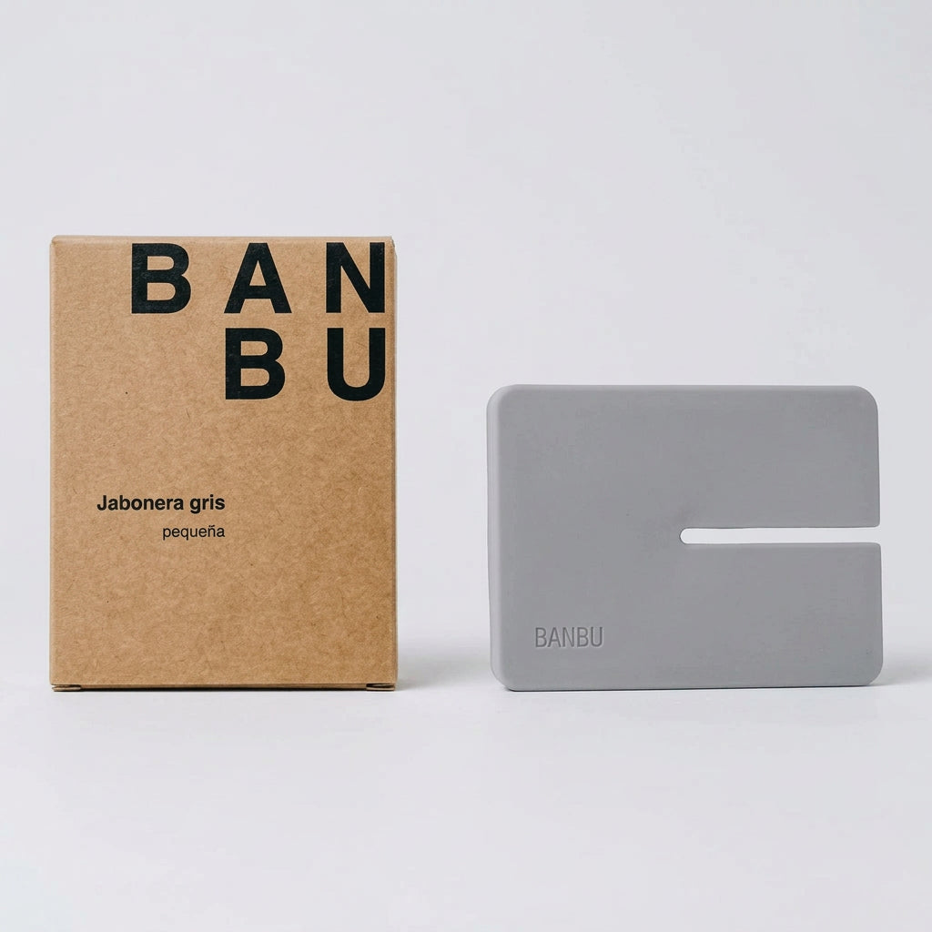 Banbu Jabonera Pequeña Hollow Gris - BANBU - cosmética natural
