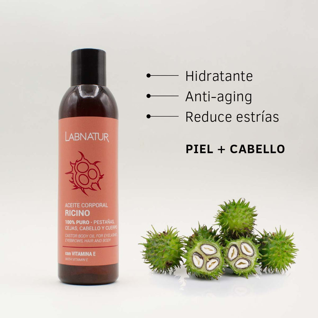 Labnatur Aceite Corporal de Ricino 200ml - LABNATUR BIO - cosmética
