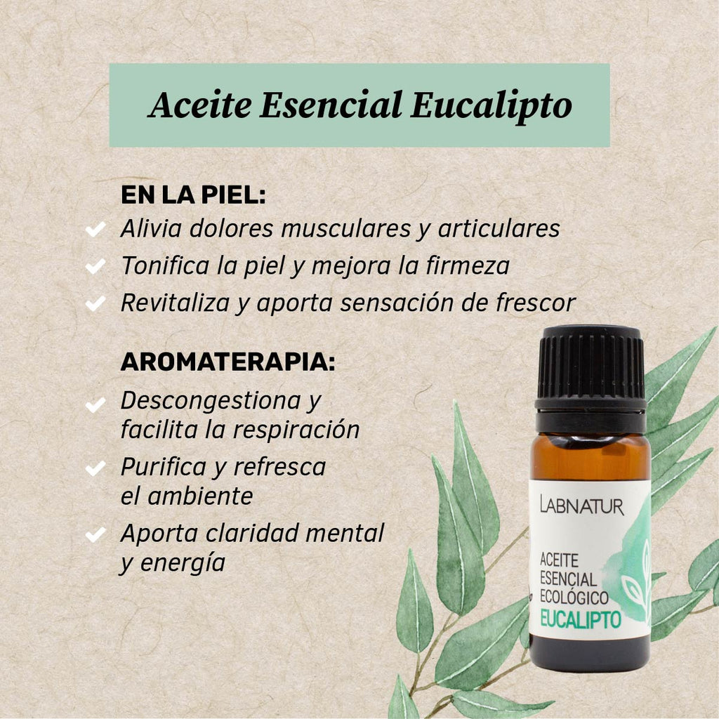 Labnatur Aceite Esencial de Eucalipto 10ml - LABNATUR BIO - cosmética
