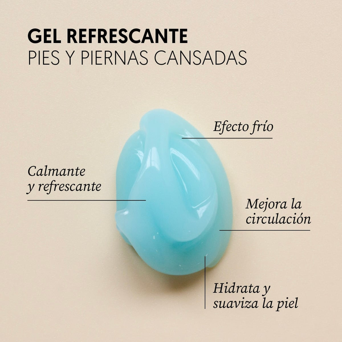 Labnatur Gel Refrescante para Pies y Piernas Cansadas 150ml - LABNATUR BIO - cosmética