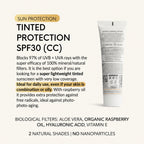 Dhyvana Protector Solar Mineral SPF30 CC-Cream Amber Honey 50ml - DHYVANA - cosmética natural