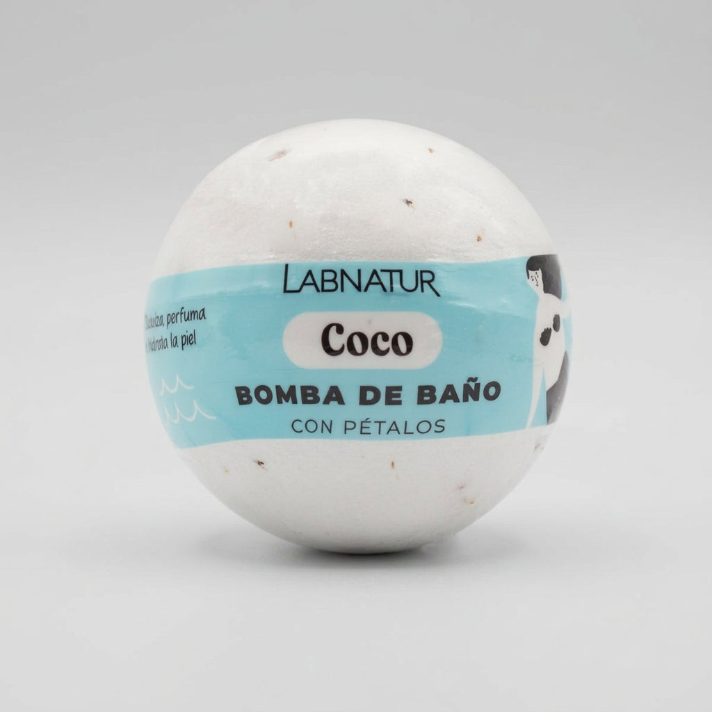 Labnatur Bomba de Baño de Coco con Pétalos 140g - LABNATUR BIO - cosmética