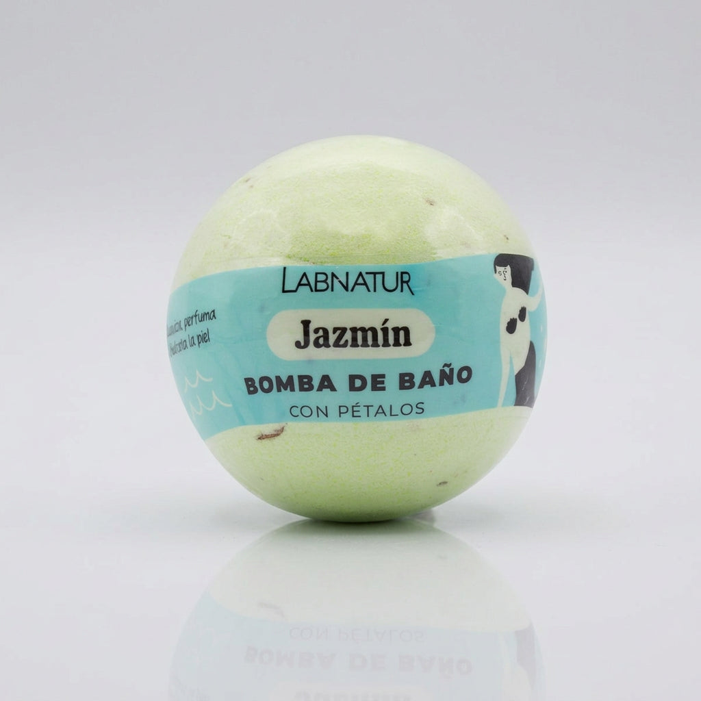Labnatur Bomba de Baño de Jazmín con Pétalos 140g - LABNATUR BIO - cosmética