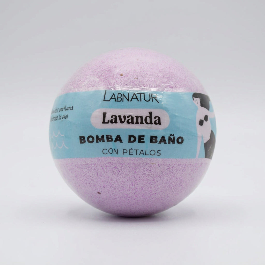 Labnatur Bomba de Baño de Lavanda con Pétalos 140g - LABNATUR BIO - cosmética