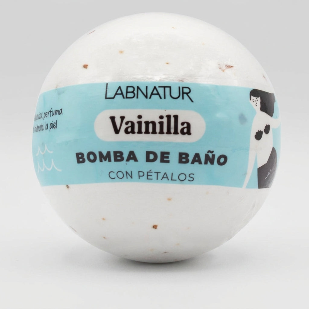 Labnatur Bomba de Baño de Vainilla con Pétalos 140g - LABNATUR BIO - cosmética
