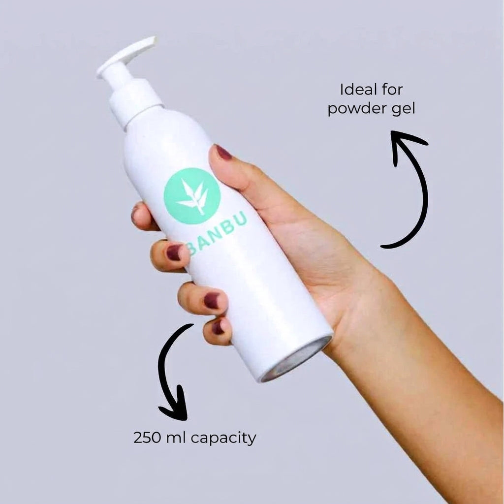 Banbu Botella de Aluminio para Gel en Polvo 250ml - BANBU - cosmética natural