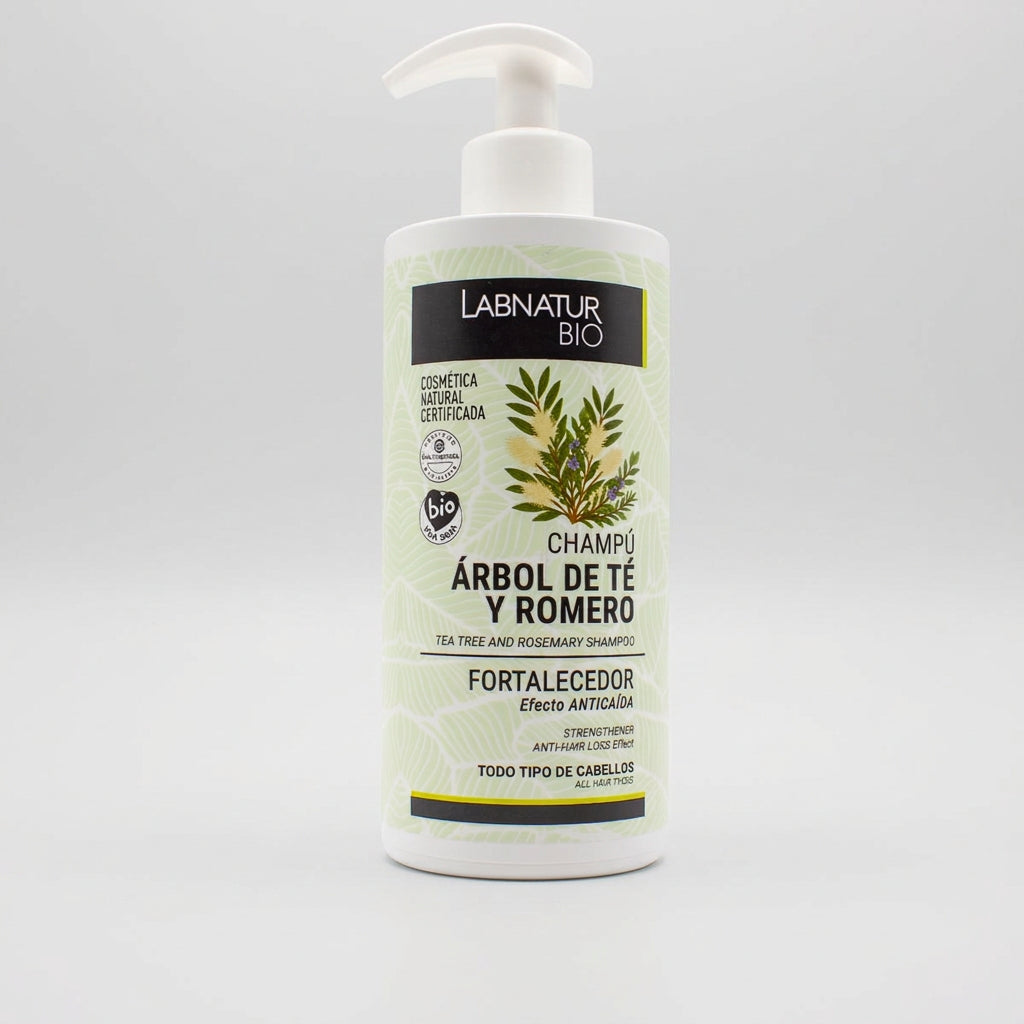 Labnatur Bio Champú de Árbol de Té y Romero 450ml - LABNATUR BIO - cosmética