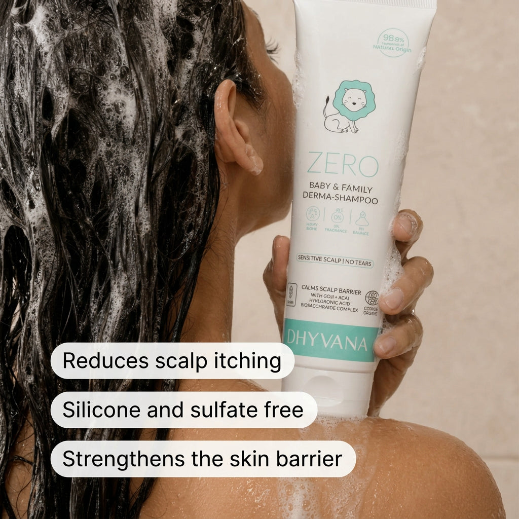 Dhyvana Baby & Family Derma-Shampoo Champú Natural 250ml - DHYVANA - cosmética natural