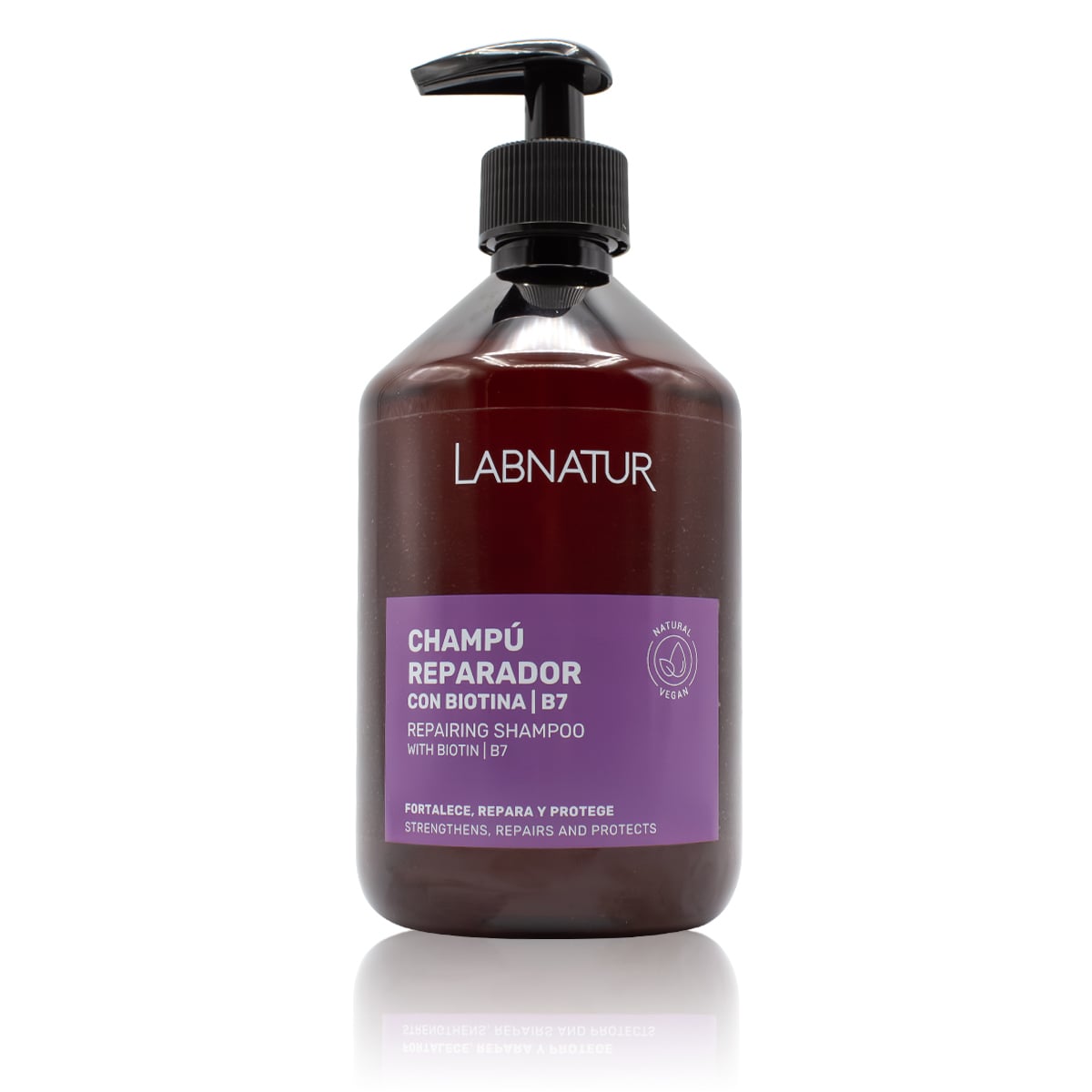 Labnatur Champú con Biotina para Cabello Quebradizo 500ml - LABNATUR BIO - cosmética