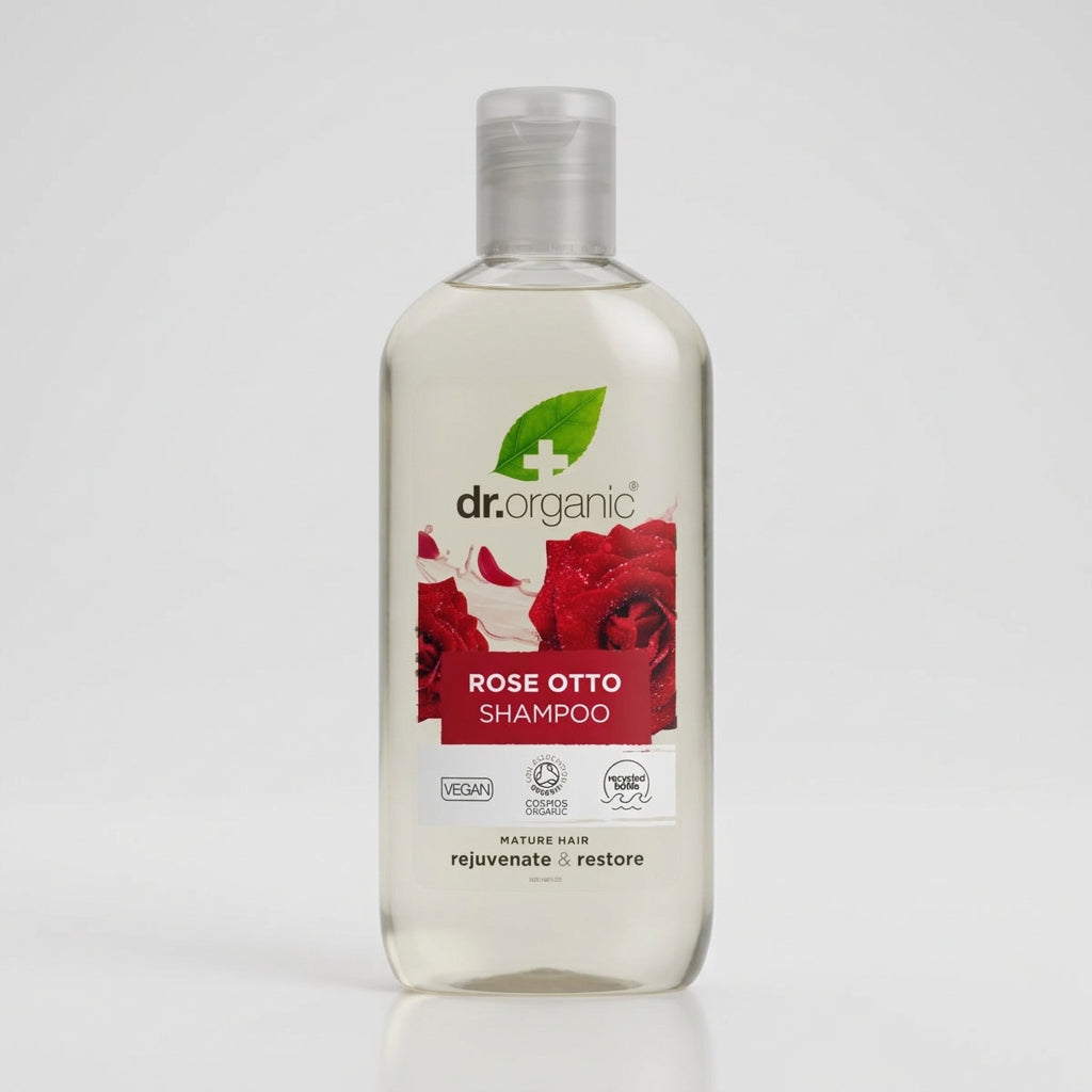Dr. Organic Champú de Rosa de Damasco 265ml - DR. ORGANIC - cosmética natural