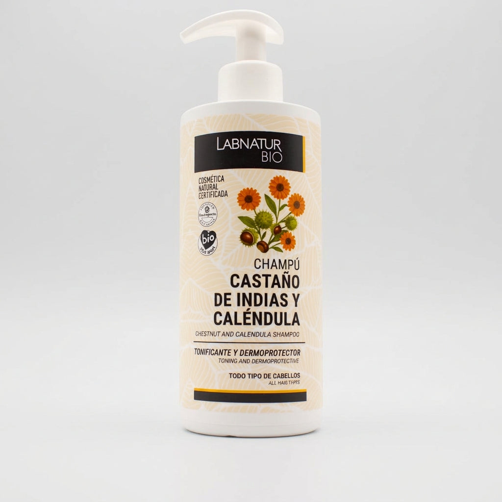 Labnatur Bio Champú de Castaño de Indias y Caléndula 450ml - LABNATUR BIO - cosmética