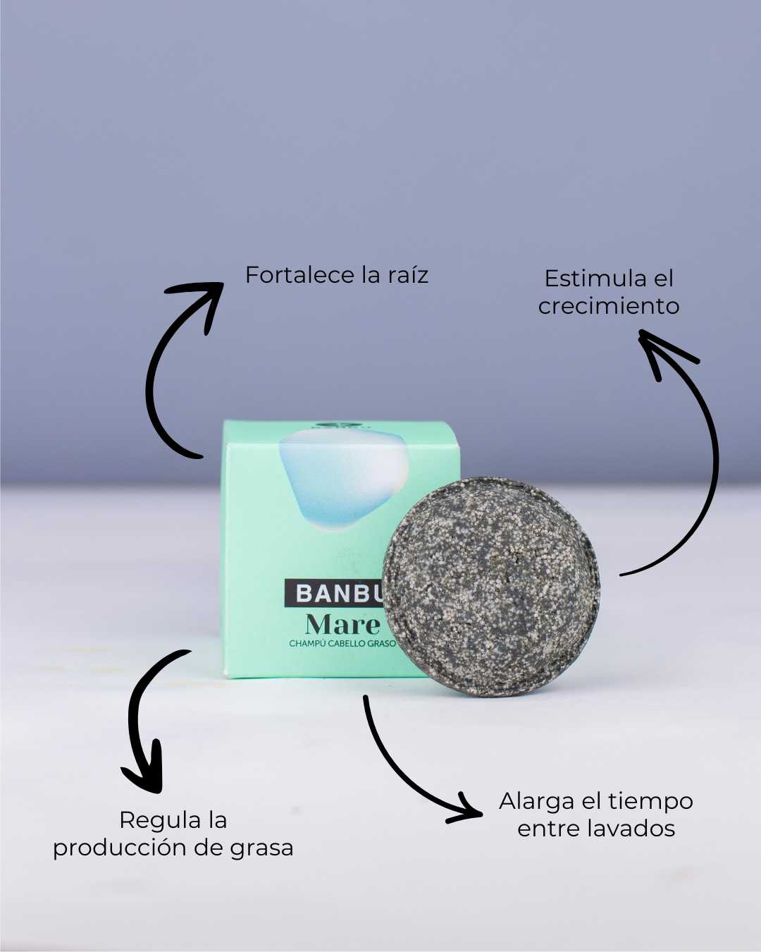 Banbu Champú Sólido Cabello Graso Mare 75g - BANBU - cosmética natural