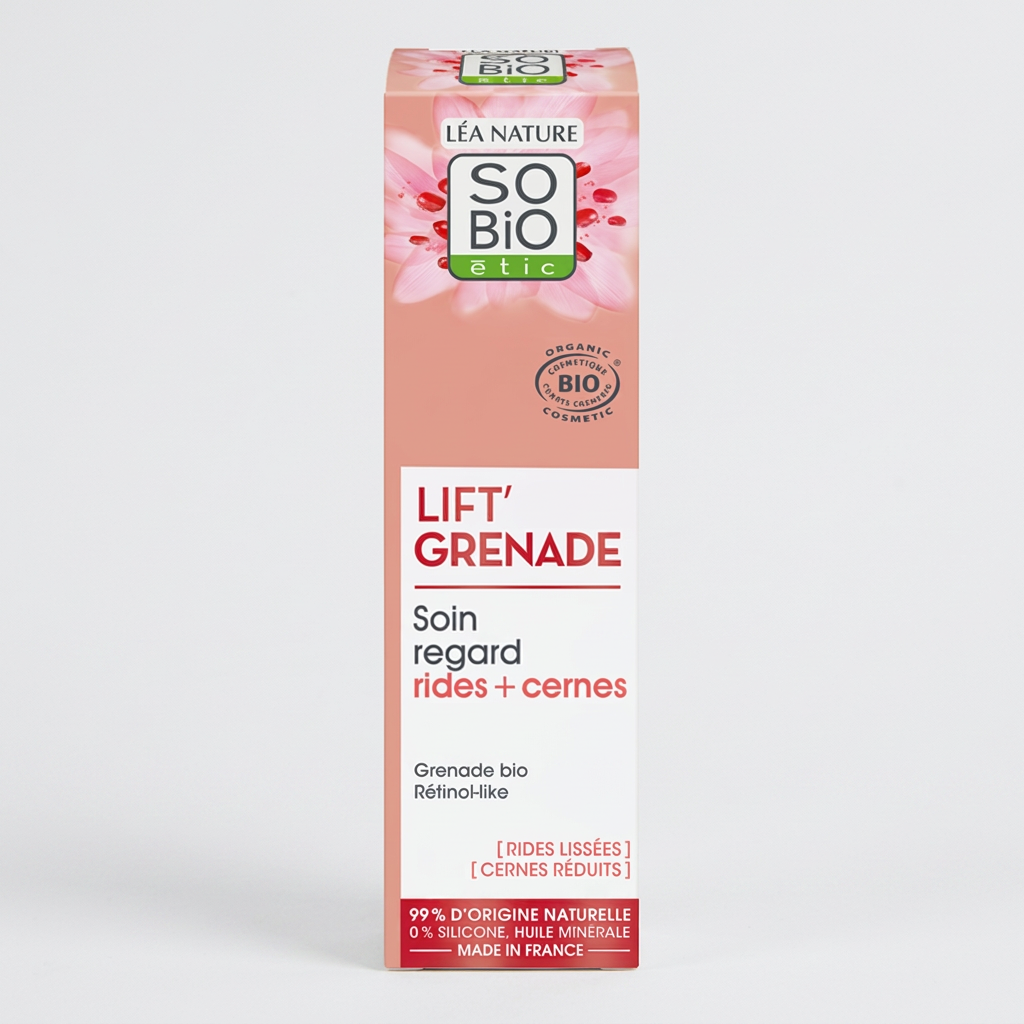 SO'BiO étic Contorno de Ojos Alisador Lift'Granade 15ml - SO'BIO ETIC - cosmética