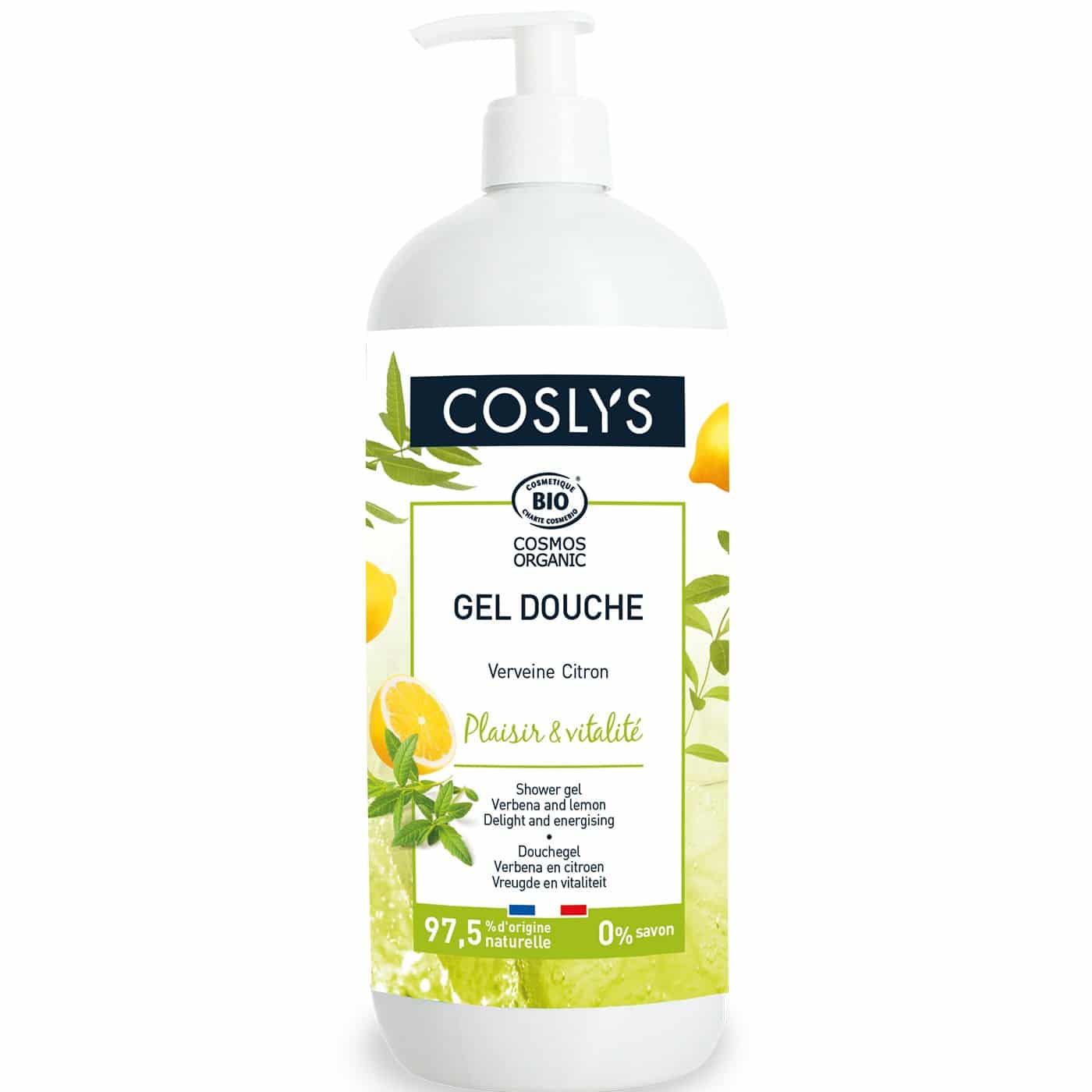 Coslys Gel Ducha Frescor Verbena con Limón 1L