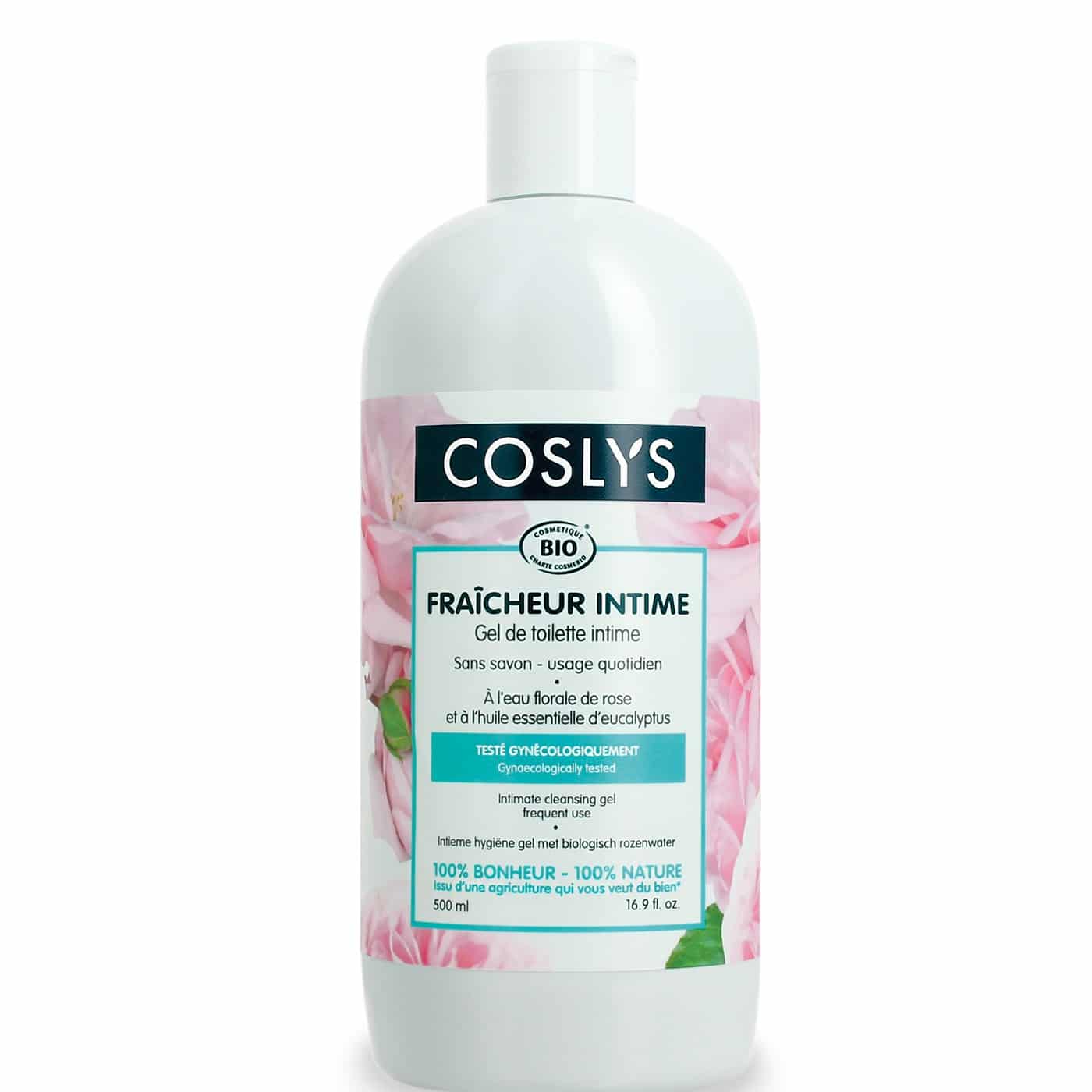 Coslys Gel intimo con Agua Floral de Rosas BIO 500ml