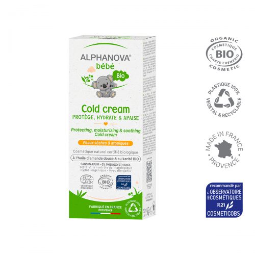 Alphanova Bebé Crema Calmante Cold Cream Bio 50ml - ALPHANOVA - cosmética
