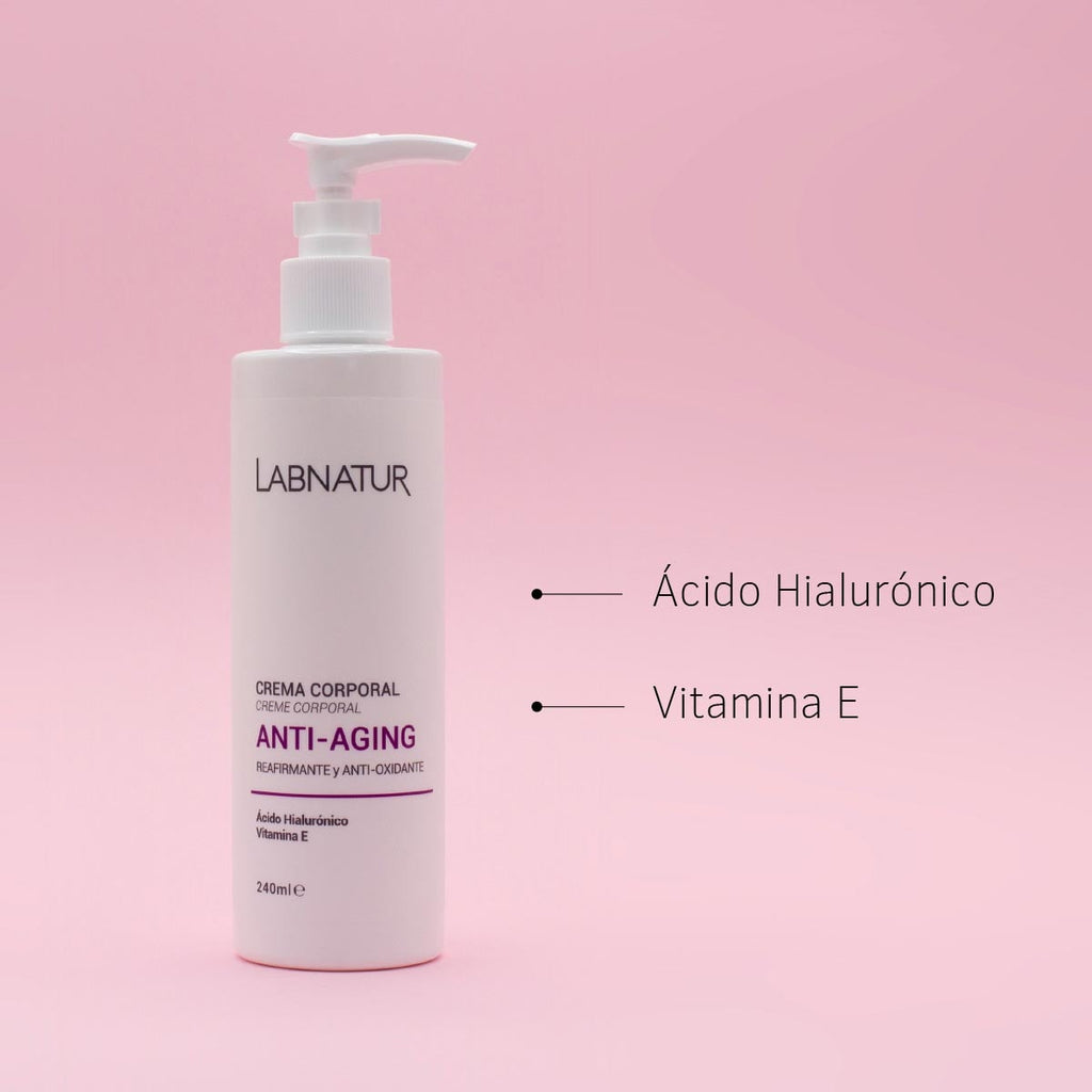 Labnatur Crema Corporal con Ácido Hialurónico y Rosa Mosqueta 240ml - LABNATUR BIO - cosmética