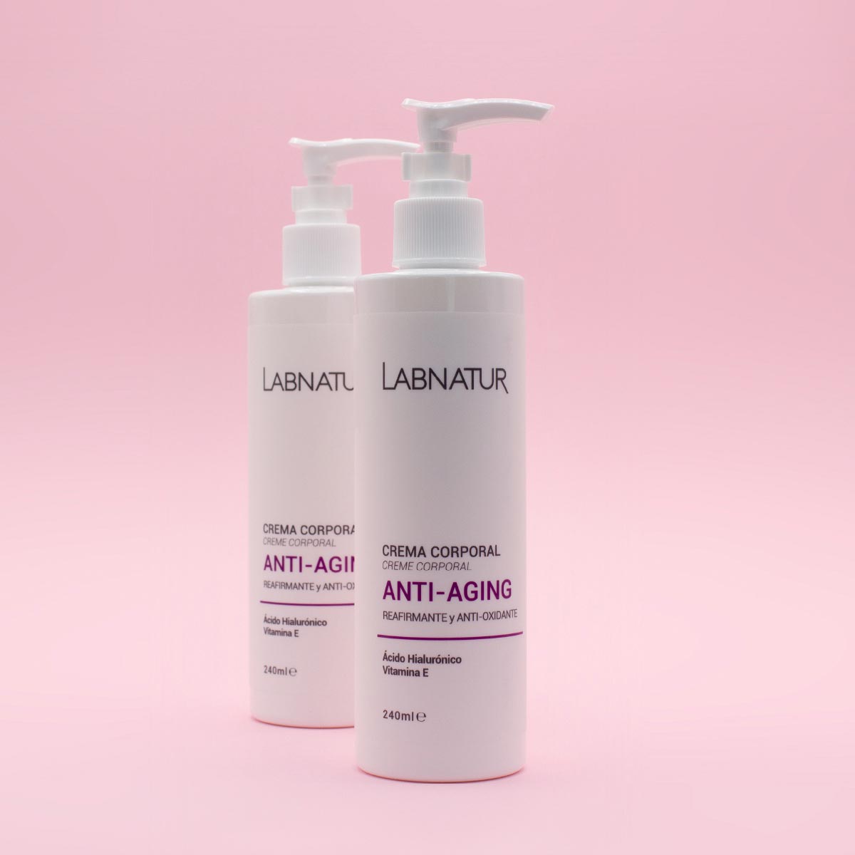 Labnatur Crema Corporal con Ácido Hialurónico y Rosa Mosqueta 240ml - LABNATUR BIO - cosmética