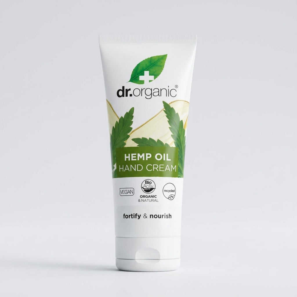 Dr. Organic Crema de Manos y Uñas de Aceite de Cáñamo 100ml - DR. ORGANIC - cosmética natural