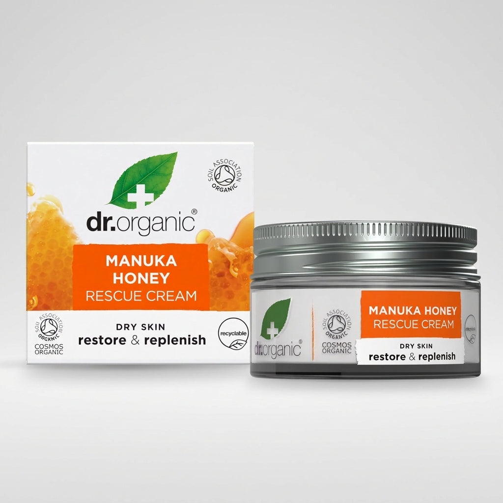 Dr. Organic Crema Rescate de Miel de Manuka 50ml - DR. ORGANIC - cosmética natural