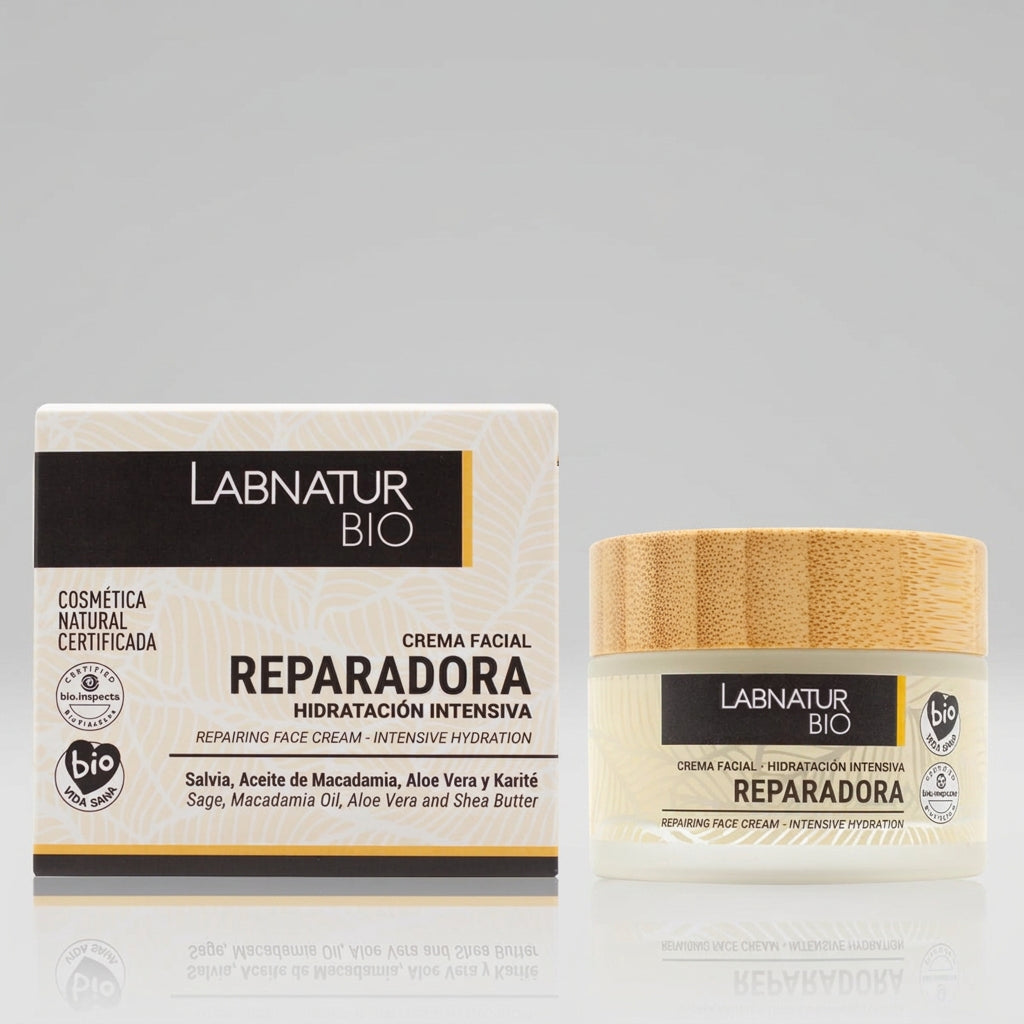 Labnatur Bio Crema Facial Intensiva de Salvia y Macadamia 50ml - LABNATUR BIO - cosmética