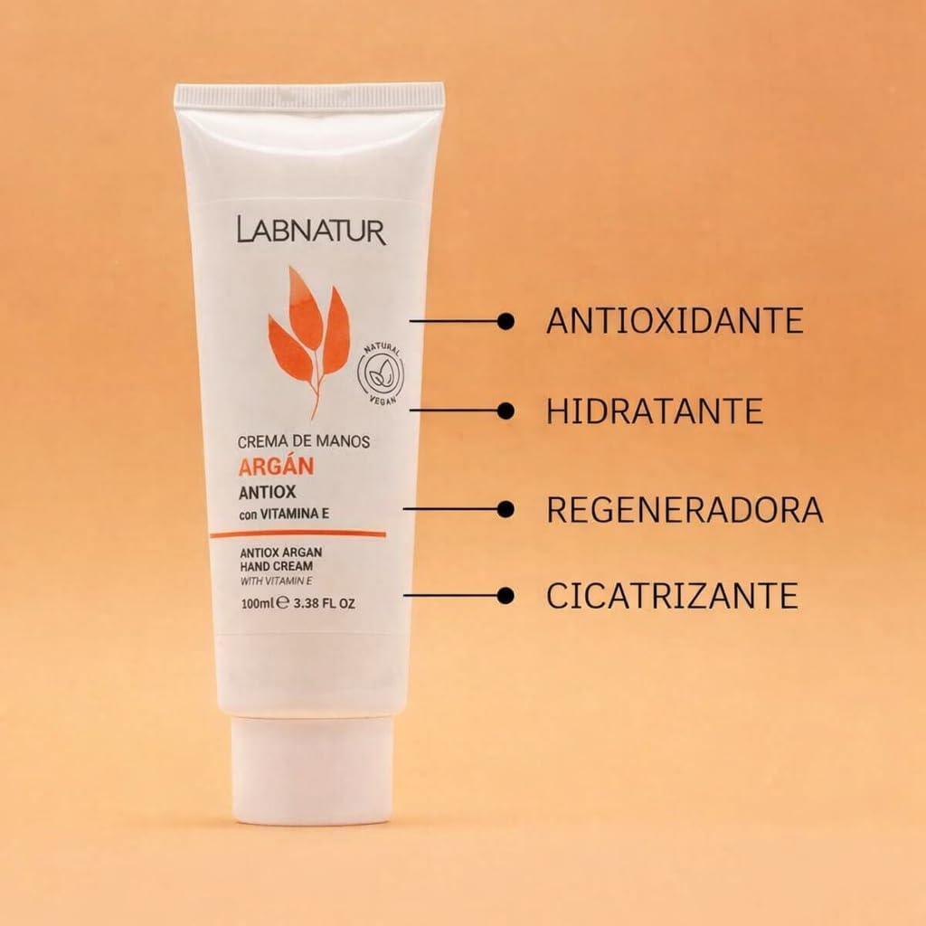Labnatur Crema de Manos y Uñas de Argán 100ml - LABNATUR BIO - cosmética