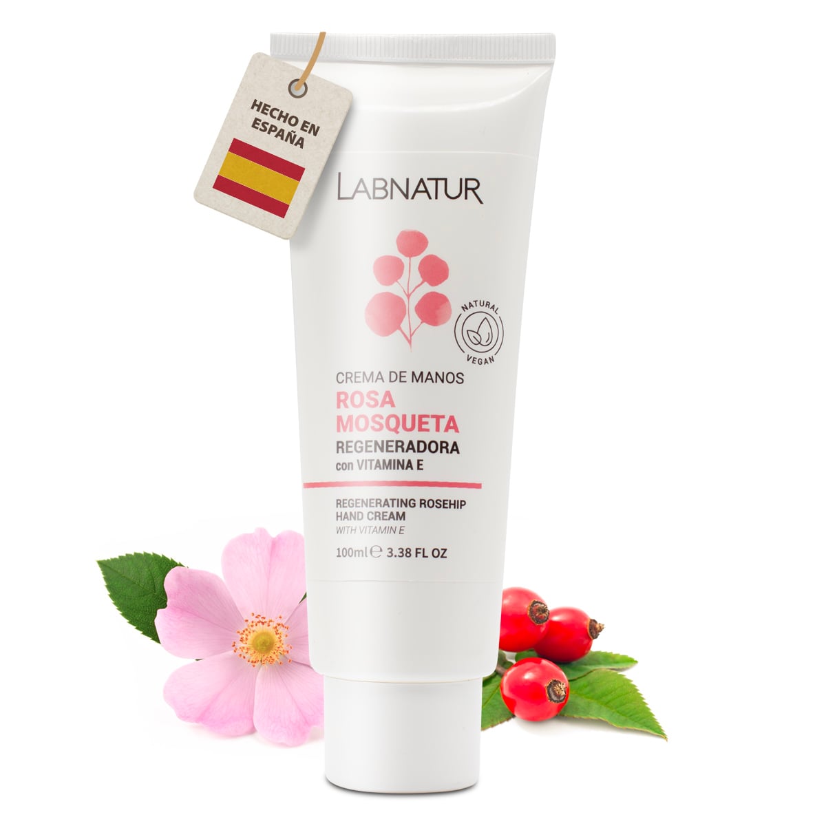 Labnatur Crema de Manos y Uñas de Rosa Mosqueta 100ml - LABNATUR BIO - cosmética