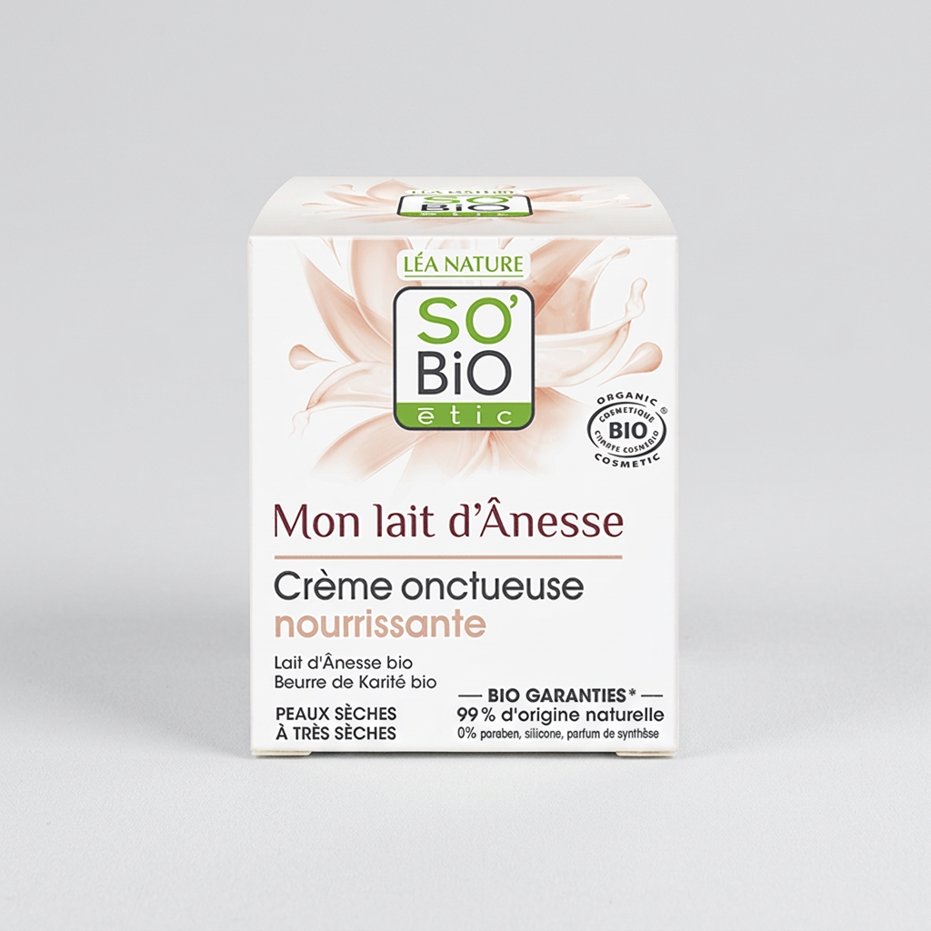 SO'BiO étic Crema Nutritiva Untuosa con Leche de Burra 50ml - SO'BIO ETIC - cosmética