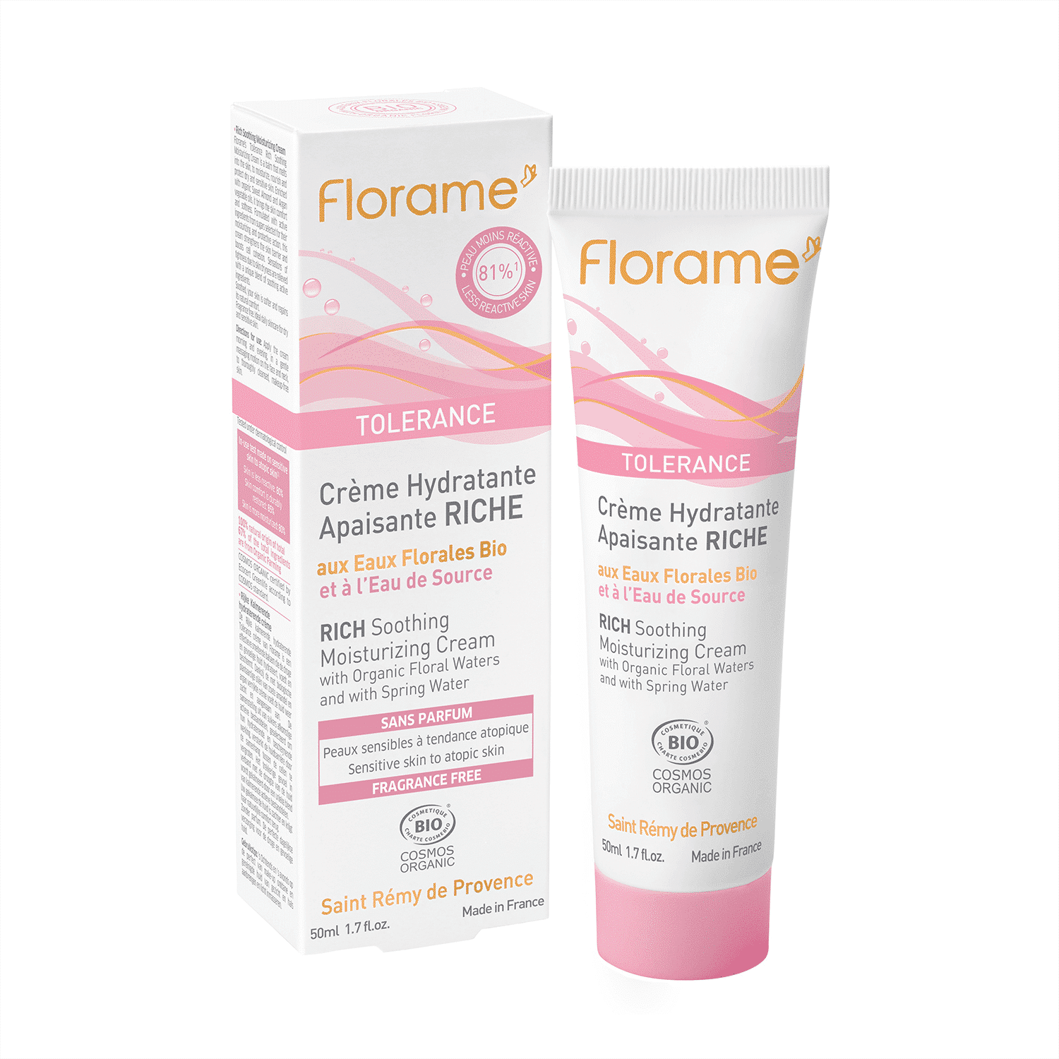 Florame Crema Facial Hidratación Intensa Tolerance 50ml