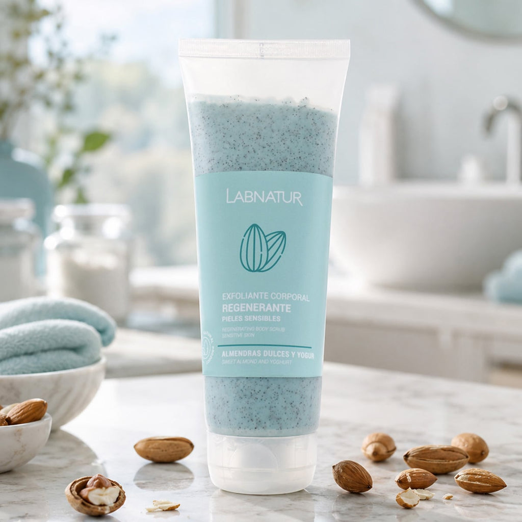 Labnatur Exfoliante Corporal de Almendras Dulces y Yogur 250ml - LABNATUR BIO - cosmética