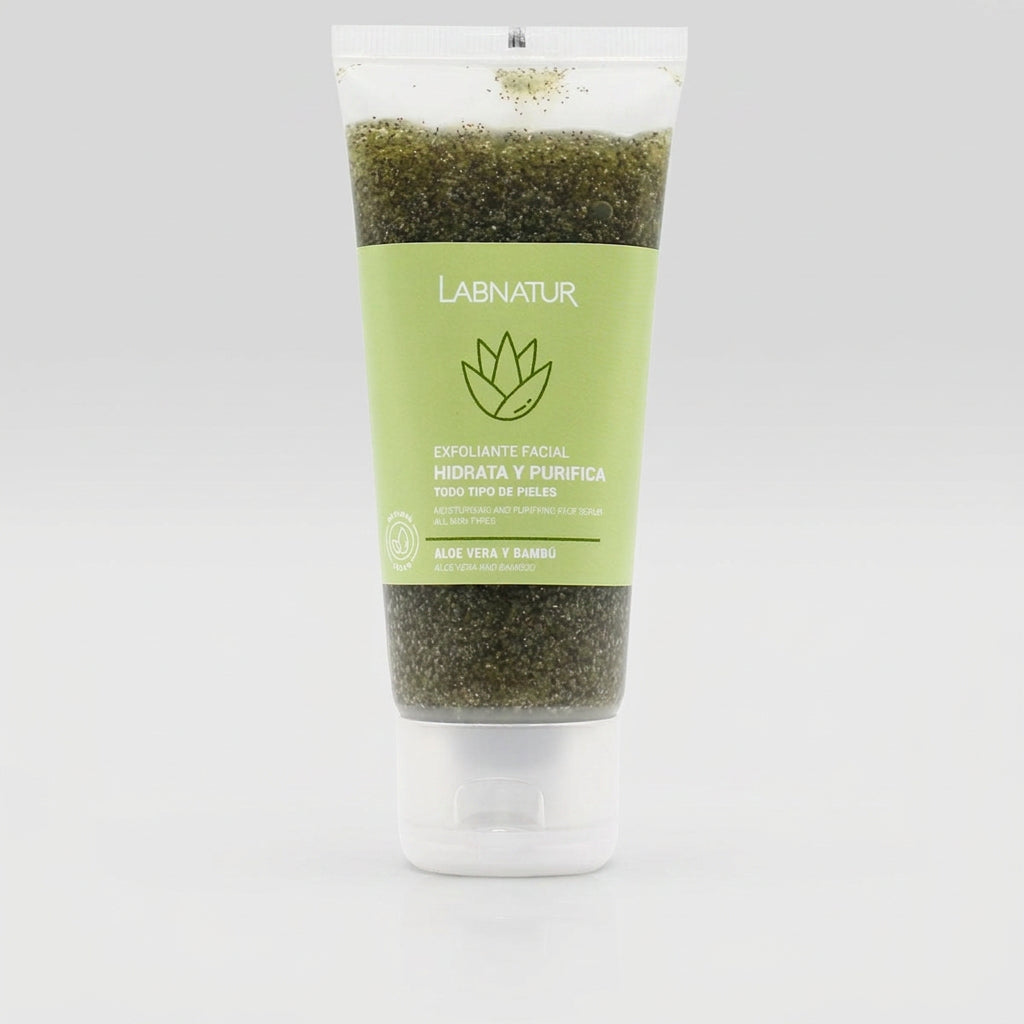 Labnatur Exfoliante Facial de Aloe Vera y Bambú 100ml - LABNATUR BIO - cosmética